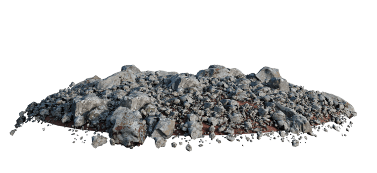 Banner ilustracion de rocas naturales